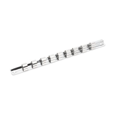 Планка-держатель для 9 головок 1/2" (L-200мм) Forsage F-819409 Планка-держатель для 9 головок 1/2" (L-200мм) Forsage F-819409