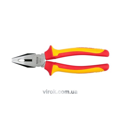 Плоскогубці комбіновані YATO діелектричні 1000 В 200 мм YT-21153