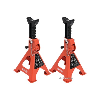 Подставки под автомобиль YATO 3 т 280-420 мм 2 шт YT-17311
