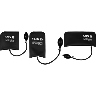 Подушки монтажні надувні YATO навантаження 135 кг, висота 50 мм, 270х130/165х150/190х110 мм, 3 шт. YT-67385