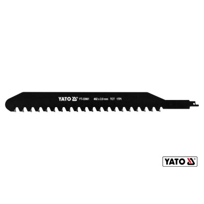 Полотно по керамічній та силікатній цеглі для шабельної пили YATO 462 x 2 мм 1 зуб/1" YT-33961