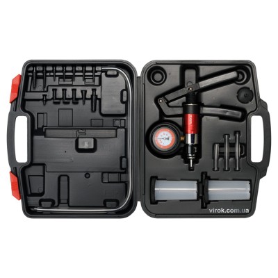 Помпа ручна вакуумна з насадками YATO 22 шт YT-0674