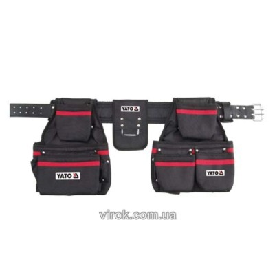 Пояс для цвяхів та інструментів YATO 21 кишеня YT-7400
