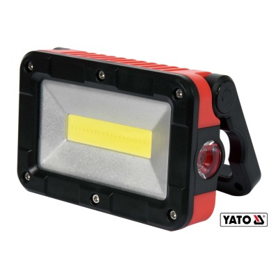 Прожектор із COB-діодами акумуляторний YATO Li-Ion 3.7 В 2 Ач 5 Вт 300 лм 5 режимів + магніт YT-81819