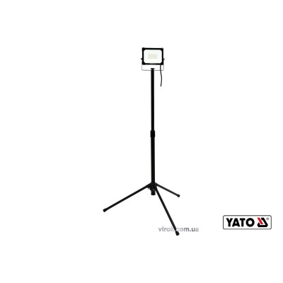 Прожектор із SMD-діодами YATO 30 Вт 2700 лм на стійці 0.6-1.2 м YT-81816