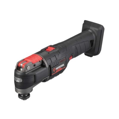 Реноватор аккумуляторный с бесщеточным двигателем 20 В, 8000-20000 об/мин, угол осцилляции 3.2' без ЗУ И АКБ Intertool WT-0369