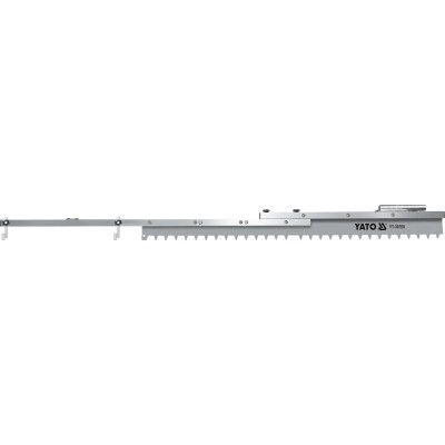 Рейка-правило зубчасте YATO, з регуляцією в діапаз. 109-150 см YT-30700