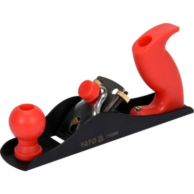 Рубанок столярний YATO, l = 235 мм, лезо - 44 мм. зі сталевим корпусом YT-62900