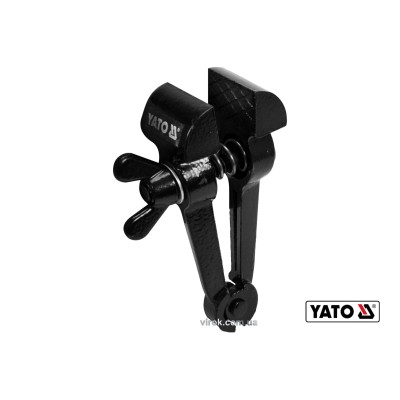 Ручні лещата сталеві YATO 145 мм губки-40 мм розведення губок-27 мм YT-65081