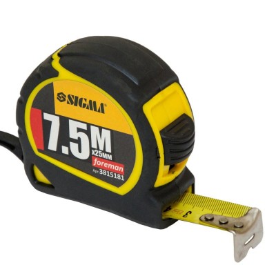 Рулетка Foreman 7.5м×25мм SIGMA 3815181 Рулетка Foreman 7.5м×25мм SIGMA 3815181