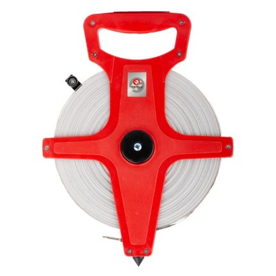 Рулетка геодезическая с полотном из стекловолокна 100 м*13 мм Intertool MT-0760