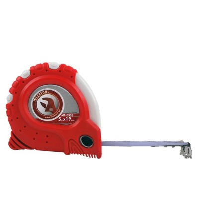 Рулетка с фиксатором 5м*19мм "Супер Магнит" blister Intertool MT-0305