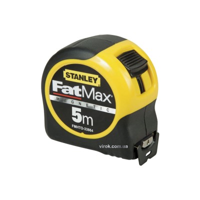 Рулетка з магнітним наконечником STANLEY "FatMax Blade Armor" 5 м х 32 мм FMHT0-33864 Рулетка з магнітним наконечником STANLEY "FatMax Blade Armor" 5 м х 32 мм FMHT0-33864