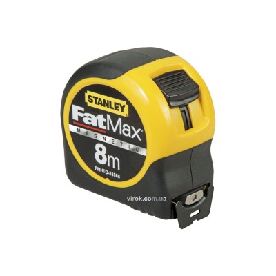 Рулетка з магнітним наконечником STANLEY "FatMax Blade Armor" 8 м х 32 мм FMHT0-33868 Рулетка з магнітним наконечником STANLEY "FatMax Blade Armor" 8 м х 32 мм FMHT0-33868