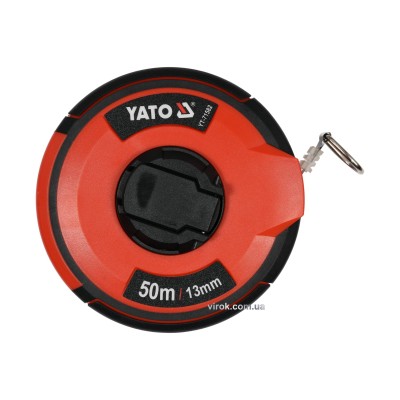 Рулетка сталева із нейлоновим покриттям YATO 50 м х 13 мм YT-71582