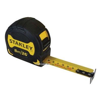 Рулетка STANLEY "GripTape" 8 м x 28 мм STHT0-33569 Рулетка STANLEY "GripTape" 8 м x 28 мм STHT0-33569