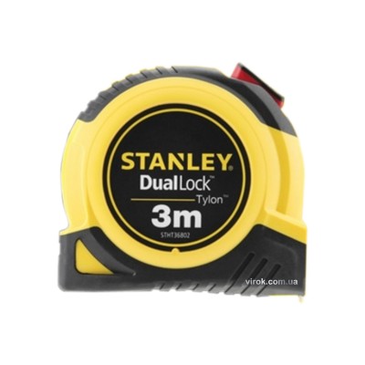 Рулетка STANLEY "TYLON DUAL LOCK" 3 м х 13 мм STHT36802-0 Рулетка STANLEY "TYLON DUAL LOCK" 3 м х 13 мм STHT36802-0