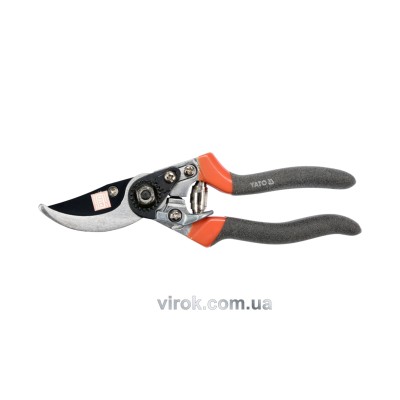 Секатор для обрізання гілок YATO 25 мм 210 мм YT-8801