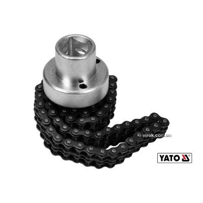 Съемник масляного фильтра цепной YATO 1/2" 60-115 мм Cr-V YT-08253