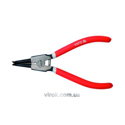 Съемник стопорных колец YATO изогнутый разжим l=180 мм YT-2138