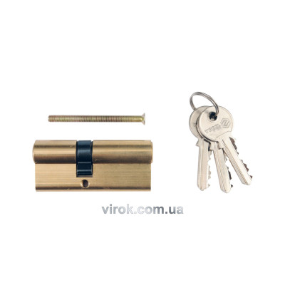 Сердцевина замка асимметричная VOREL 87 мм 36/51 мм 3 ключа 77205 Сердцевина замка асимметричная VOREL 87 мм 36/51 мм 3 ключа 77205