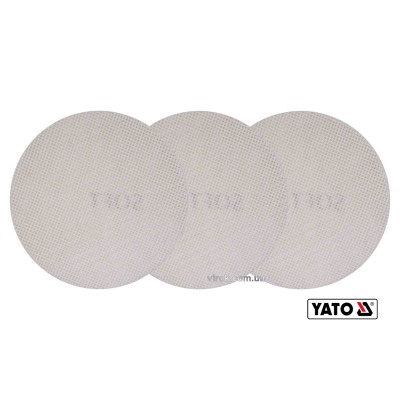 Сетка абразивная мягкая на липучке до шлифмашины YATO G100 225 мм 3 шт YT-84572