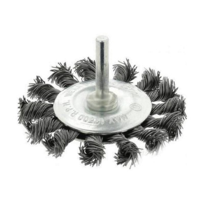 Щітка дискова плетена сталь 75 мм, 0,5 мм Зеніт 36103075