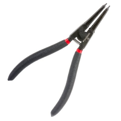 Щипцы для снятия и установки стопорных колец 180мм, прямые на разжим, 40CrV, фосфатированные Intertool HT-7018