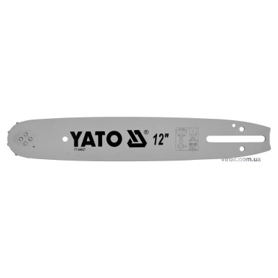 Шина направляюча ланцюгової пили YATO l= 12"/ 30 см (44 ланки) для ланцюгів YT-84949, YT-84960 YT-84927