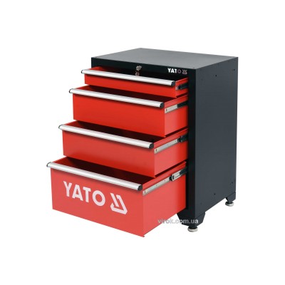 Шкаф для мастерской YATO 4 ящика 660 x 457 x 863 мм YT-08933
