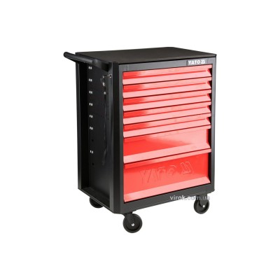 Шкаф-тележка для инструментов YATO 932 x 665 x 453 мм с 7 шуфлядами YT-09000