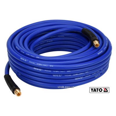 Шланг пневматический гибридный YATO 6.5 мм x 20 м 1/4" YT-24231