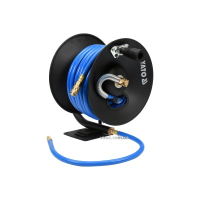 Шланг пневматичний YATO на котушці 10 мм 15 м YT-24240