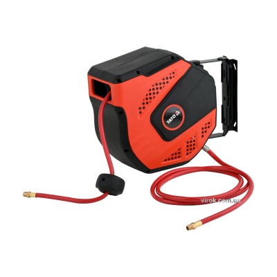 Шланг пневматичний YATO на котушці з автозмотуванням 8 мм 20 м YT-24244