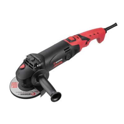 Шлифмашина угловая 1200 Вт, диаметр круга 125 мм, 5000-12000 об/мин, поворотная рукоятка Intertool WT-0225