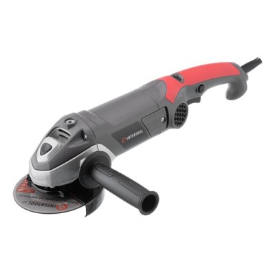 Шлифмашина угловая 1200Вт, 6000-12000об/мин, диаметр круга 125мм Intertool DT-0272