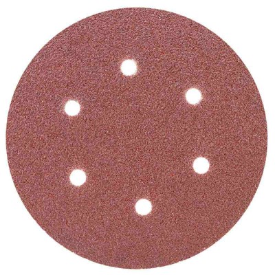 Шлифовальный круг 6 отверстий Ø150мм P60 10шт SIGMA 9122241 Шлифовальный круг 6 отверстий Ø150мм P60 10шт SIGMA 9122241