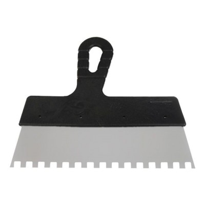 Шпатель из нержавеющей стали 350мм с зубом 8*8мм Intertool KT-2358