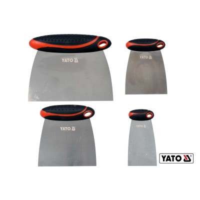 Шпатели "японские" с нержавеючей стали YATO 50/75/100/150 мм 4 шт YT-52790