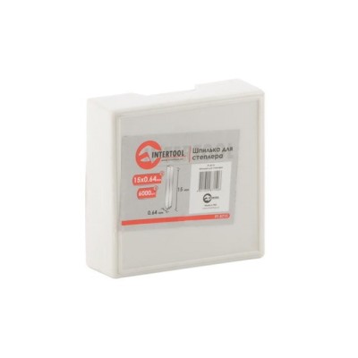 Шпилька для степлера PT-1611 15мм d=0.64мм 6000шт/упак Intertool PT-8715