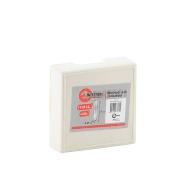 Шпилька для степлера PT-1611 17мм d=0.64мм 6000шт/упак Intertool PT-8717