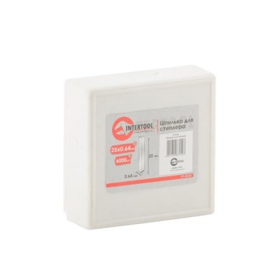 Шпилька для степлера PT-1611 25мм d=0.64мм 6000шт/упак Intertool PT-8725