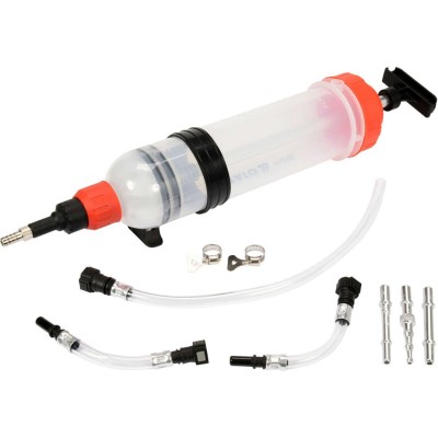 Шприц ручний для відсмоктування технічної рідини YATO: 1,5 л, 2 універс. адаптери YT-07082