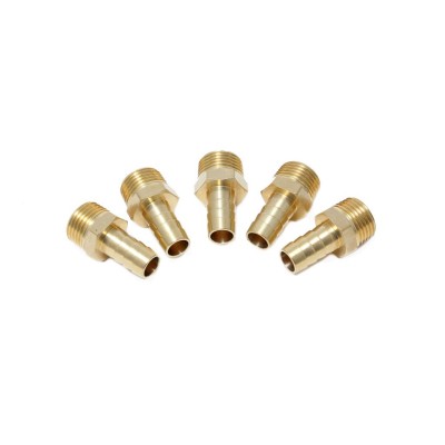 Штуцер пневматический наруж. резьба 1/2"- "елочка" 10мм, к-т 5шт. Forsage F-MH08/06K