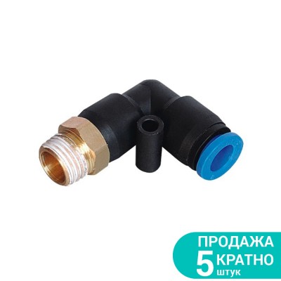 Штуцер цанговий кутовий Ø6 МТ 1/2" SIGMA 7027111 Штуцер цанговий кутовий Ø6 МТ 1/2" SIGMA 7027111