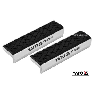 Сменные губки для тисков YATO 100 х 30 х 10 мм YT-65001