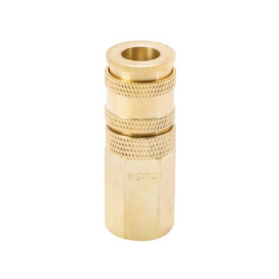 Соединение быстросъемное усиленное с фиксатором FT 3/8" латунь SIGMA 7021651