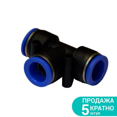 Соединение цанговое T-образное Ø8×8мм SIGMA 7026251