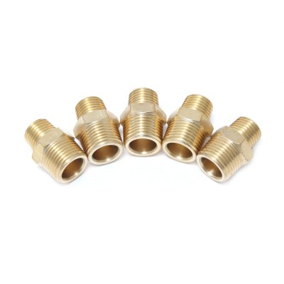 З'єднувач різьбовий наруж. різьблення 1/4"x1/4", к-т 5шт. Forsage F-MM04/04K З'єднувач різьбовий наруж. різьблення 1/4"x1/4", к-т 5шт. Forsage F-MM04/04K