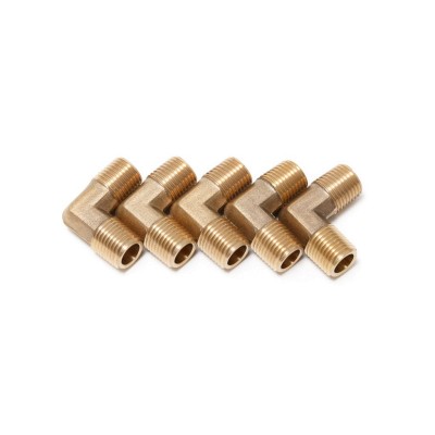 З'єднувач кутовий наруж.резьба 1/4"х1/4", к-т 5шт. Forsage F-MML04K
